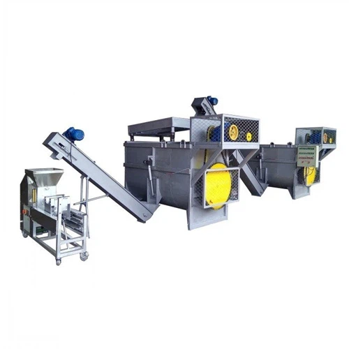 Veľký stroj na vrecovanie na huby